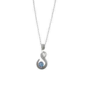 Aquamarine sea pendant
