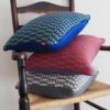 Loopy Ewes knitted cushion