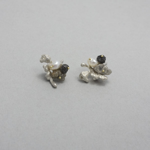 Rough diamond rockpool earrings web
