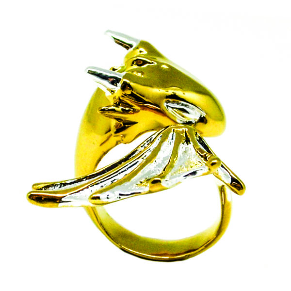 Gold Warrior Dragon Ring_Monvatoo#2