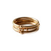 ORB stacking rings trio - 9ct gold