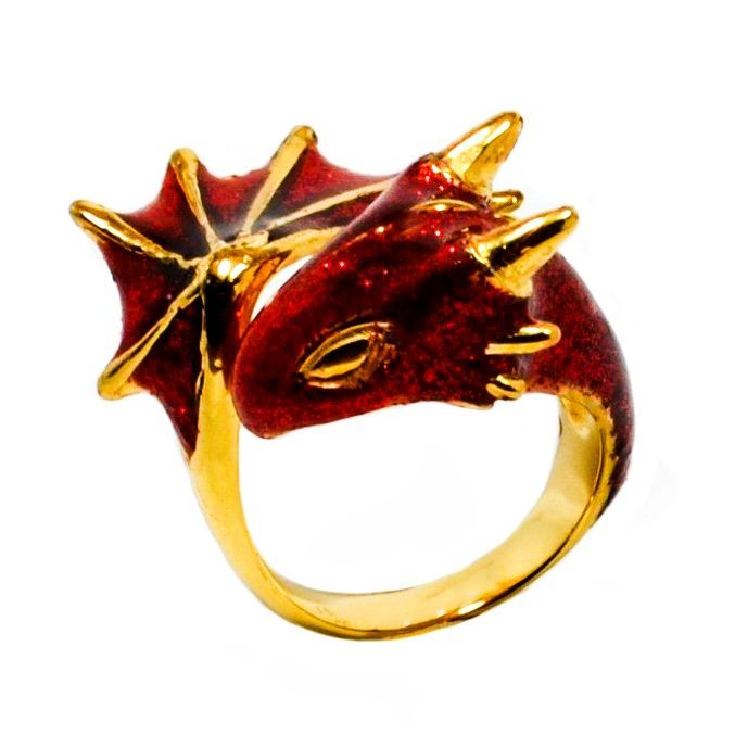 Scarlet Dragon Ring