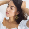 Natalie Perry Jewellery, Double Mandala Earrings