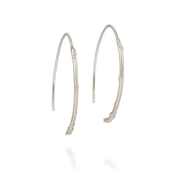 Orno Delicate Slice Earring Hooks in sterling silver - Judith Peterhoff