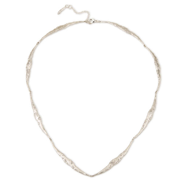 Orno delicate and dainty statement necklace in recycled sterling silver - Judith Peterhoff_01