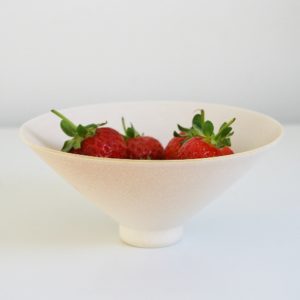 porcelain bowl in cream