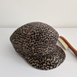 hat with hat brush