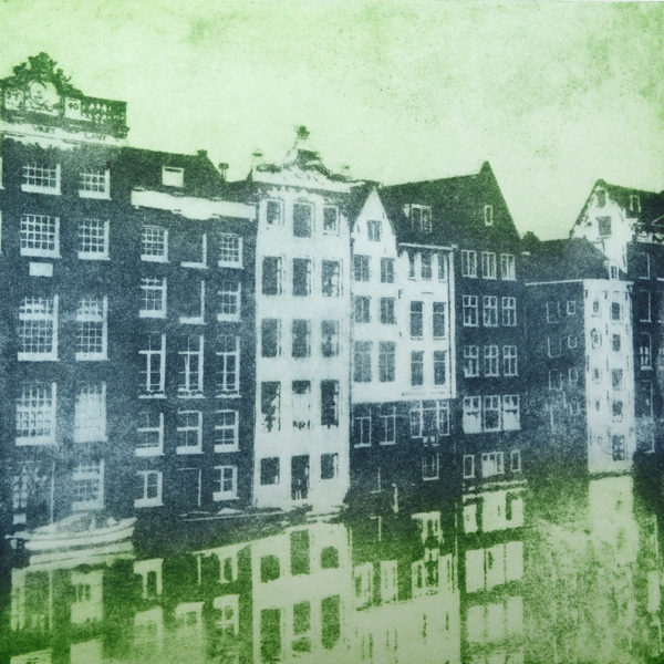 Etching - Amsterdam Canal I