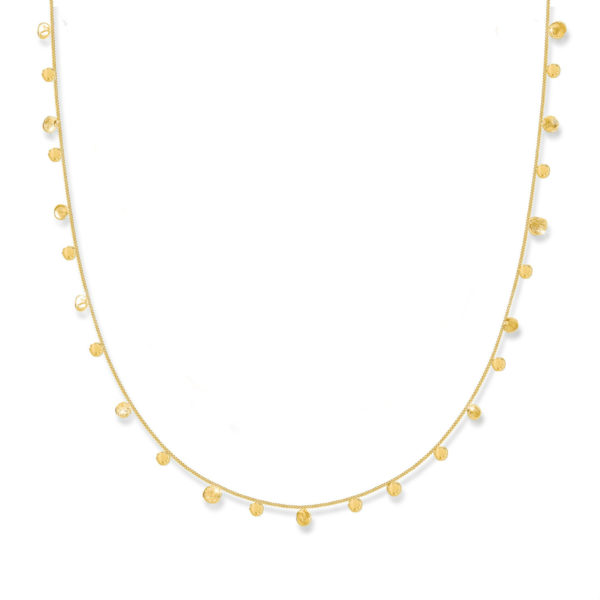 Stardust_Scattered Stars_Necklace_full_ Gold