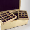 Sycamore and walnut jewellery box