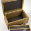 Oak textured surface jewellery box