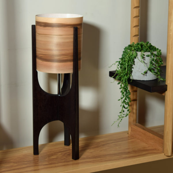 Solid Wood Table Lamp Ravine, Recycled Wood Table Lamp