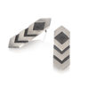 silver zigzag earrings