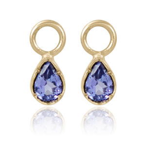 Natalie-Perry-Jewellery-Organic-Twisted-Charm-Hoops-with-tanzanite-charms
