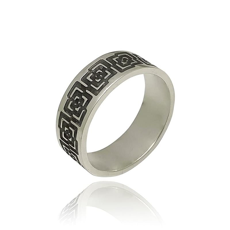 Unisex-Geometric-Design-Ring