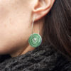 Women's Suffrage reversible earrings