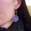 Women's suffrage reversible earrings