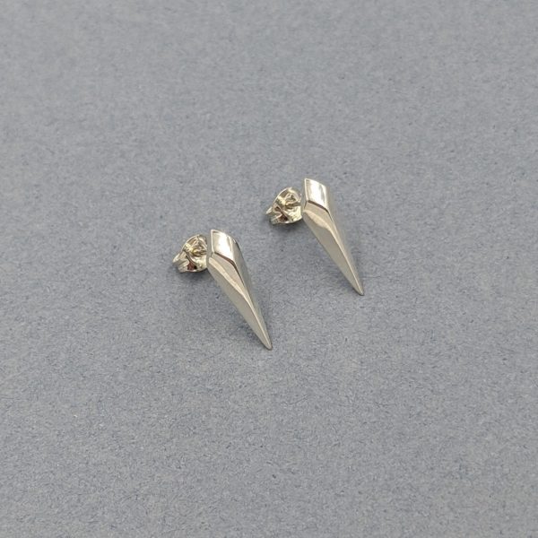 facet-eco-silver-long-stud-earrings-side