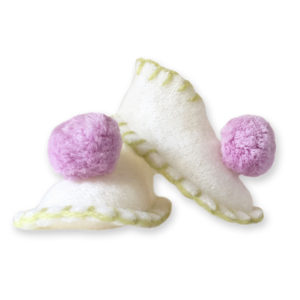 cashmere baby slippers