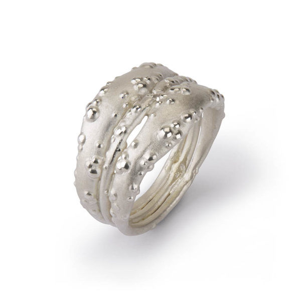 Orno extra wide dainty statement ring in recycle sterling silver - Judith Peterhoff_01