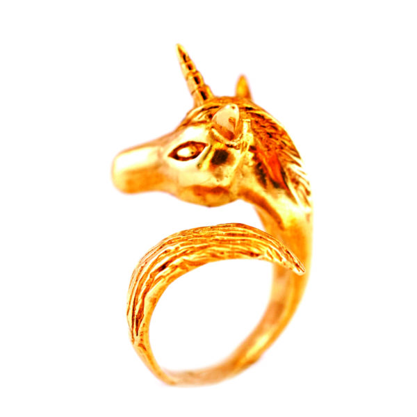 Golden Unicorn Ring_Monvatoo