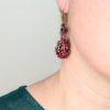 jewellery - red earrings