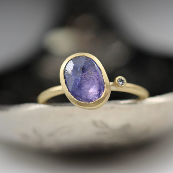 Natalie Perry Jewellery, Tanzanite & Diamond Ring