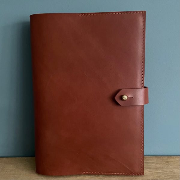 LEATHER NOTEBOOK IN TAN