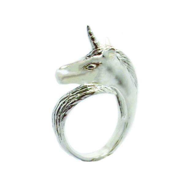 Silver Unicorn Ring_Monvatoo