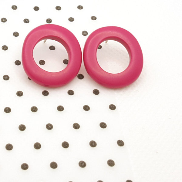 colourful-pink-resin-cute-earrings