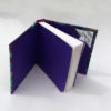 Purple endpapers of Purple leaves pocket sketchbook