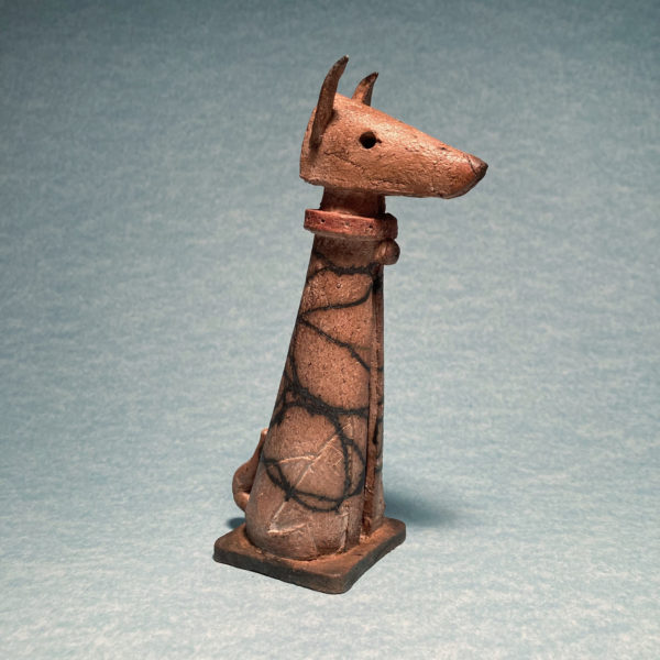 Egyptian dog ceramic