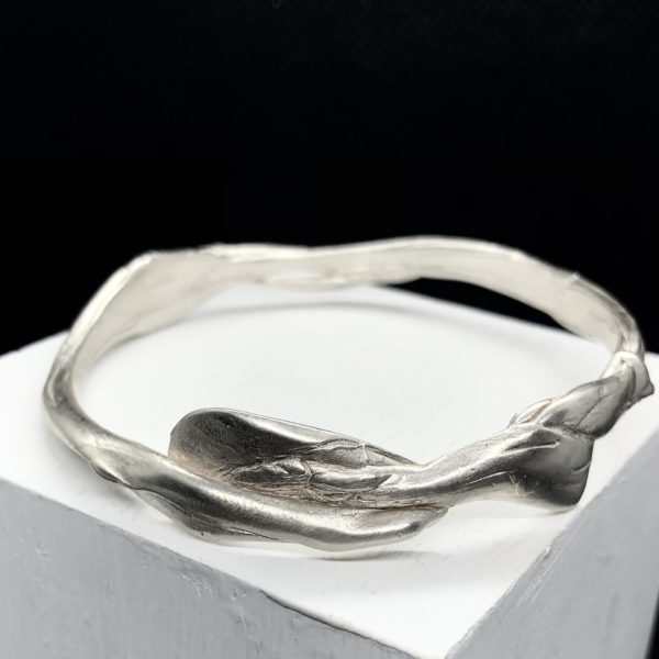 Charlotte E Padgham SKINS Collection recycled sterling silver bracelet 3a