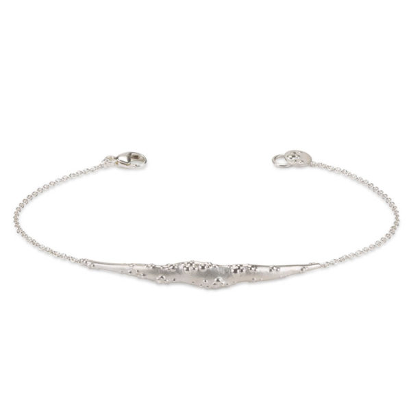 Orno crescent bracelet in sterling silver