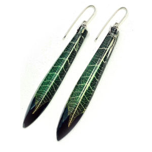 dark-green-skeleton-leaf-long-drop-earrings