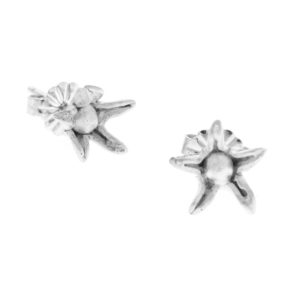 Star flower stud earrings