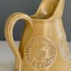 Matt Yellow flower jug detail