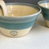 small blue glazed bowl and scoop set Libby Daniels ceramics