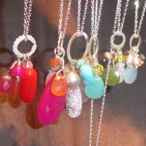 Gemstones pendant