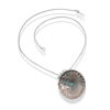 silver shell necklace - handmade jewellery